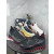 Christian Louboutin Black Slip‑On Sneakers Red Zigzag Sole Spiked Heel