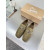 Christian Louboutin Khaki Suede Metal‑Accent Slip‑On Loafers