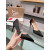 Christian Louboutin Black Satin Half‑d'Orsay Pointed‑Toe 100mm heel Pumps