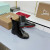 Christian Louboutin Black Patent Stud‑Cap Chelsea Ankle Boots