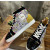 Christian Louboutin Multicolor Crystal Spike‑Decorated Glitter High‑Top Sneakers
