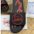 Christian Louboutin Black Rubber Slide Sandals Red Circular Logo Print