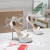 Christian Louboutin White Patent 150mm Platform Ankle‑Strap Heel Sandals