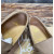 Christian Louboutin Taupe Nubuck Metal‑Bar Slip‑On Loafers