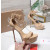 Christian Louboutin Nude Patent 150mm Ankle‑Strap Heel Platform Sandals