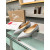 Christian Louboutin Silver Glitter Pointed‑Toe Low‑Wedge Heel Flats