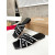 Christian Louboutin Black Woven Flat Slide Sandals