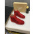 Christian Louboutin Louis Orlato Strass Red Crystal High Top Sneakers