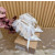 Christian Louboutin White Satin Checkered Crystal‑Embellished 100mm Stiletto Heel Ankle‑Strap Pumps
