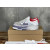 Christian Louboutin White Grey Purple Glitter Studded Low‑Top Sneakers