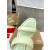 Christian Louboutin Mint Green Leather 55mm heel Slide Sandals