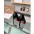 Christian Louboutin Black Satin Scalloped Pointed‑Toe 100mm High Heel Pumps