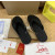 Christian Louboutin Black Embossed‑Logo Studded Flip‑Flop Sandals