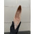Christian Louboutin Pink Mesh Crystal Pearl Pointed‑Toe Flat Pumps
