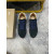 Christian Louboutin Navy‑Light‑Blue Suede Shark Tooth Sole Low‑Top Sneakers