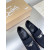Christian Louboutin Black Suede Metal Ornament Slip‑On Loafers