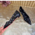 Christian Louboutin Black Mesh Pearl Crystal‑Embellished Pointed‑Toe Flat Pumps