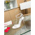 Christian Louboutin White Leather Spiked Ankle‑Strap Sandal 100mm heel