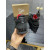 Christian Louboutin Black Suede‑Leather Mix Low‑Top Fashion Sneakers