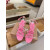 Christian Louboutin Bright Pink Leather Studded Crisscross Slingback High Heel Sandals 100mm heel