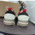 Christian Louboutin Brown‑White Suede‑Mesh Spiked Platform Lace‑Up Sneakers