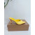 Christian Louboutin Yellow Patent 85mm Pointed‑Toe Mule Heels