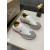 Christian Louboutin Mixed‑Media Shark Tooth Sole Low‑Top Sneakers