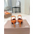Christian Louboutin Orange Patent Leather 100mm Stiletto Heel Slingback Pumps