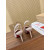 Christian Louboutin Blush Nude Leather 85mm Pointed Toe Slingback Pumps