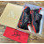 Christian Louboutin Black Red Piping Spiked Platform Low‑Top Sneakers