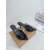 Christian Louboutin Black Patent 100mm Pointed‑Toe Heel Mule Sandals