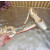 Christian Louboutin Cream Satin Crystal‑Embellished Ankle‑Tie Slingback Ballet Flats