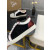 Christian Louboutin Black Suede Silver‑Spiked Low‑Top Sneakers