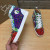 Christian Louboutin Floral Print Multicolor Spiked 20mm High‑Top Sneakers