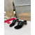 Christian Louboutin Black Croc‑embossed Leather 55mm Block Heel Mule Sandal