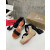 Christian Louboutin Black Textile 120mm heel Wedge Ankle‑Wrap Espadrille Sandal