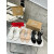 Christian Louboutin White Leather Block heel Ankle Strap Sandal