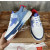 Christian Louboutin White‑Blue Denim Spiked Platform Low‑Top Sneakers