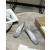 Christian Louboutin × Maison Margiela Silver Mesh Crystal Tabi Split‑Toe Flat Shoes