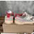Christian Louboutin Beige Glitter Crystal Spiked Low‑Top Sneakers