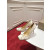 Christian Louboutin Ivory Satin Bow 100mm Square Toe Stiletto Pumps