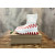 Christian Louboutin White Knit Sock‑Style Red Shark‑Tooth Sole High‑Top Sneaker Boots
