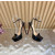 Christian Louboutin Black Patent Bow Pointed‑Toe Stiletto Heel Pumps