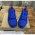 Christian Louboutin Royal Blue Suede Crystal‑Encrusted Low‑Top Sneakers