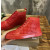 Christian Louboutin Red Full‑Spike Leather High‑Top Sneakers