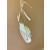 Christian Louboutin Silver Satin Crystal Tie‑Ankle Ballet Flats