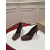 Christian Louboutin Brown Satin Bow 100mm Square Toe Stiletto Pumps