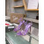 Christian Louboutin Purple Metallic Crystal‑Embellished 100mm Stiletto heel Sandals