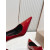 Christian Louboutin Red Patent Leather 100mm Stiletto Heel Pointed‑Toe Pumps