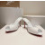 Christian Louboutin White Patent Peep‑Toe Stiletto Heel Mules